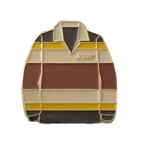 J. Crew Fashion Striped sweater Keychain